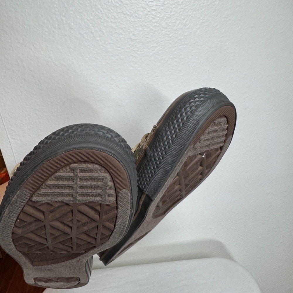 Converse All Star Rare Gas Mask Camo Camouflage High Top Tan Sneakers Men’s 5 - Picture 13 of 16